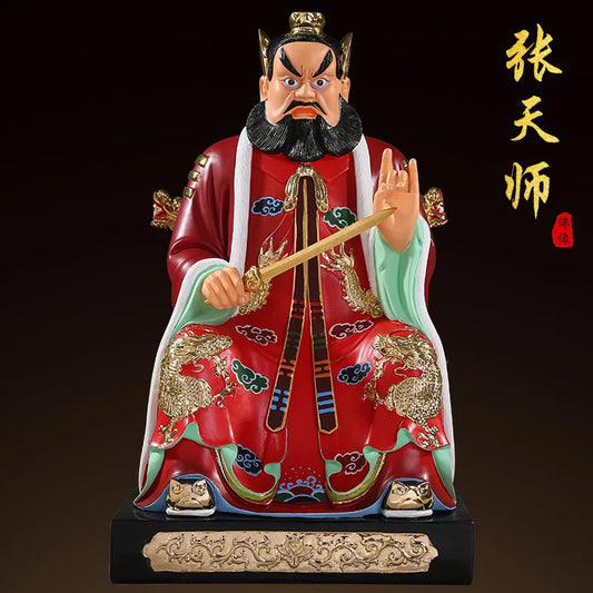 Asia Taoism Buddhism HOME SHOP exorcise evil spirits bring  good luck ZHANG TIAN SHI ZHANG DAO LING BUDDHA god statue