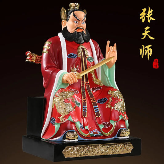 Asia Taoism Buddhism HOME SHOP exorcise evil spirits bring  good luck ZHANG TIAN SHI ZHANG DAO LING BUDDHA god statue