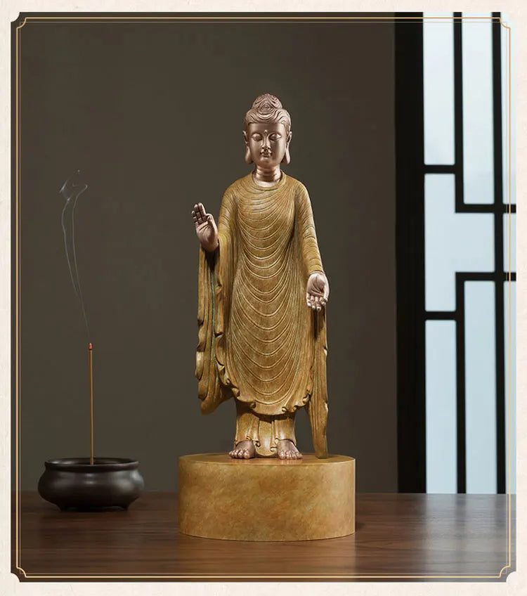 Asia Thailand Buddhism high grade bronze sculpture Dharma Shakyamuni Tathagata decorative Buddha God statue HOME living ROOM