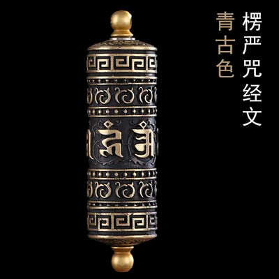 Asia Thailand Tibet Buddhist pocket efficacious Shurangama Mantra scripture Amulet safe good luck Buddha Buddhist copper Pendant