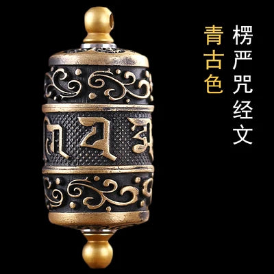 Asia Thailand Tibet Buddhist pocket efficacious Shurangama Mantra scripture Amulet safe good luck Buddha Buddhist copper Pendant