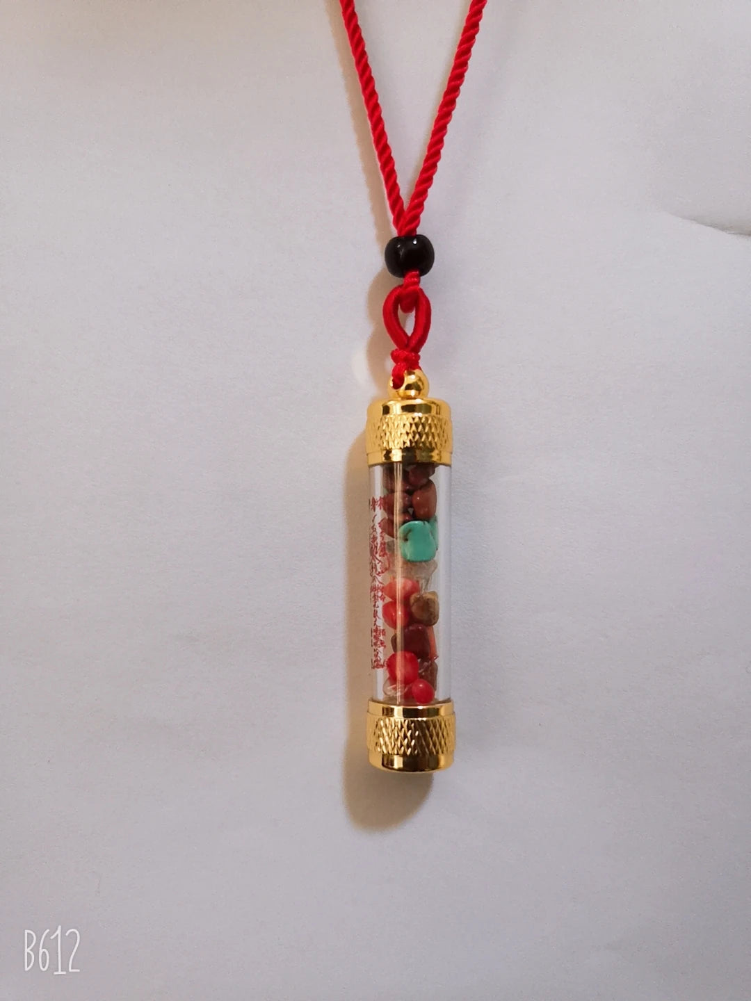 Asia Thailand Tibet Buddhist pocket efficacious Shurangama Mantra scripture gemston Amulet Pendant safety good luck Buddhist