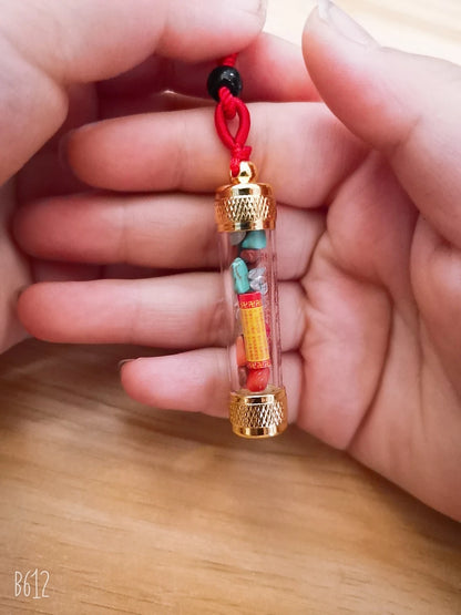 Asia Thailand Tibet Buddhist pocket efficacious Shurangama Mantra scripture gemston Amulet Pendant safety good luck Buddhist