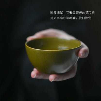 At the beginning of foam at the end of the jingdezhen tea masters cup tea chicken ceramic cups large single cylinder cup