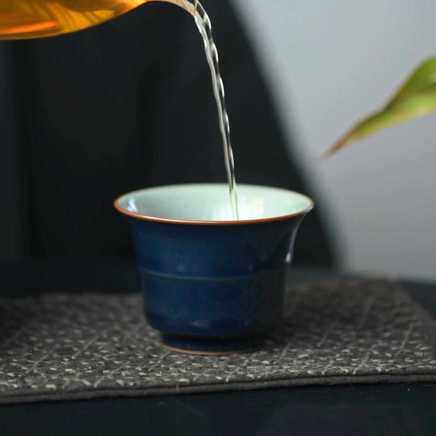At the beginning of the manual spray your kiln ji blue it tureen ceramic cups kung fu tea tea bowl cover sample tea cup