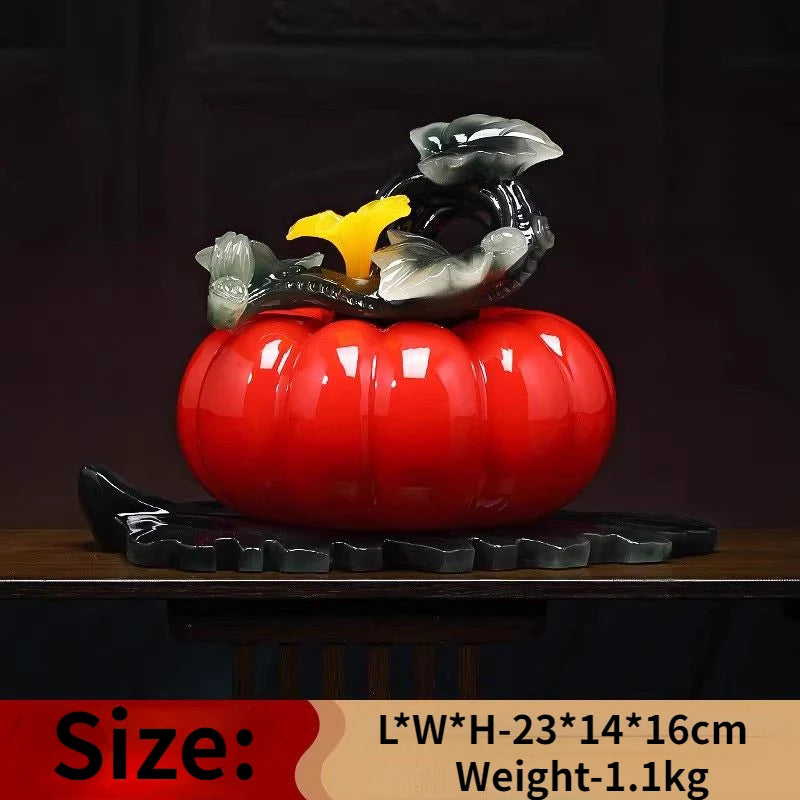 Auspicious Everything Goes Smoothly Persimmon Ornaments Attract Wealth Living Room Wine Cabinet Decorations Housewarming Gifts