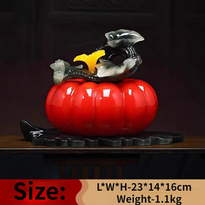 Auspicious Everything Goes Smoothly Persimmon Ornaments Attract Wealth Living Room Wine Cabinet Decorations Housewarming Gifts