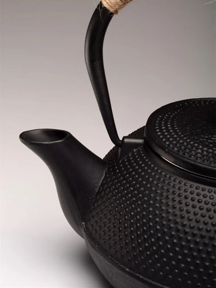 Authentic Japanese Cast Iron Teapot Set Tea Pot Tetsubin Kettle Drinkware 800ml Kung Fu Infusers Metal Net Filter Cooking Tools