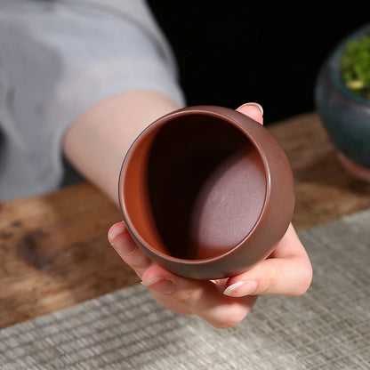 Authentic Qinzhou Ceramic nixing Tao Master cup(Not Yixing Clay)Handmade teacup for Puer oolong Kung Fu Cha Gift For Festival