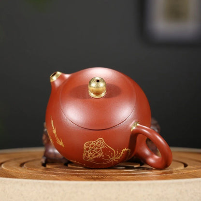 Authentic Raw Ore Dahongpao Xishi Tea Pot Chinese Yixing Purple Clay Teapot Household Handmade Tea Maker Tradition Tea Sets 90ml