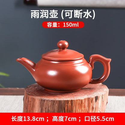 Authentic Tea Pot Drinkware Purple Clay Teapot Kettle Raw Ore Chinese Handmade Teaware Tie Guanyin Tea Ceremony