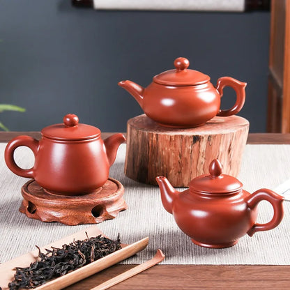 Authentic Tea Pot Drinkware Purple Clay Teapot Kettle Raw Ore Chinese Handmade Teaware Tie Guanyin Tea Ceremony