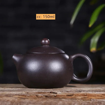 Authentic Yixing Purple Clay Teapot Dahongpao Xishi Tea Pot Handmade Ball Hole Filter Tea Infuser Household Customized Teaware
