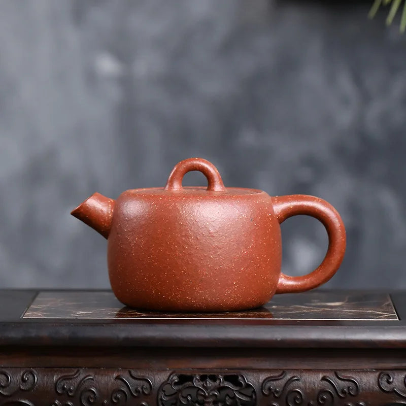 Authentic Yixing Purple Clay Teapot Famous Handmade Boutique Small Capacity Tea Pot Kettle Chinese Zisha Kungfu Tea Set 120ml