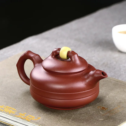 Authentic Yixing Purple Clay Teapot Famous Handmade Boutique Small Capacity Tea Pot Kettle Chinese Zisha Kungfu Tea Set 260ml