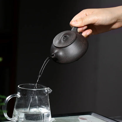 Authentic Yixing Purple Clay Teapot Famous Handmade Xishi Dahongpao Tea Pot Chinese Zisha Kuangfu Tea Set Gifts 180ml