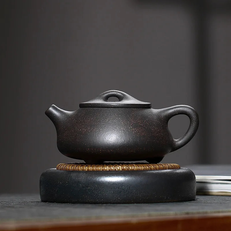 Authentic Yixing Purple Clay Teapot Famous Handmade Xishi Dahongpao Tea Pot Chinese Zisha Kuangfu Tea Set Gifts 180ml