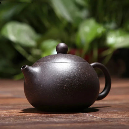 Authentic Yixing Tea Pot Purple Clay Xi Shi Pot Handmade Ore Beauty Kettle Suit Chinese Puer Black Tea Set Customized Gift 190ml