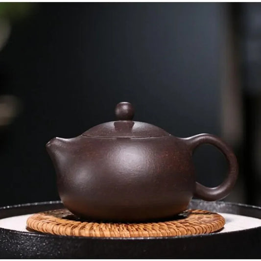 Authentic Yixing Teapot Purple Clay Xi Shi Pot Beauties Handmade Kettle Chinese Customized Tea Set Ball Hole Filter 190ml