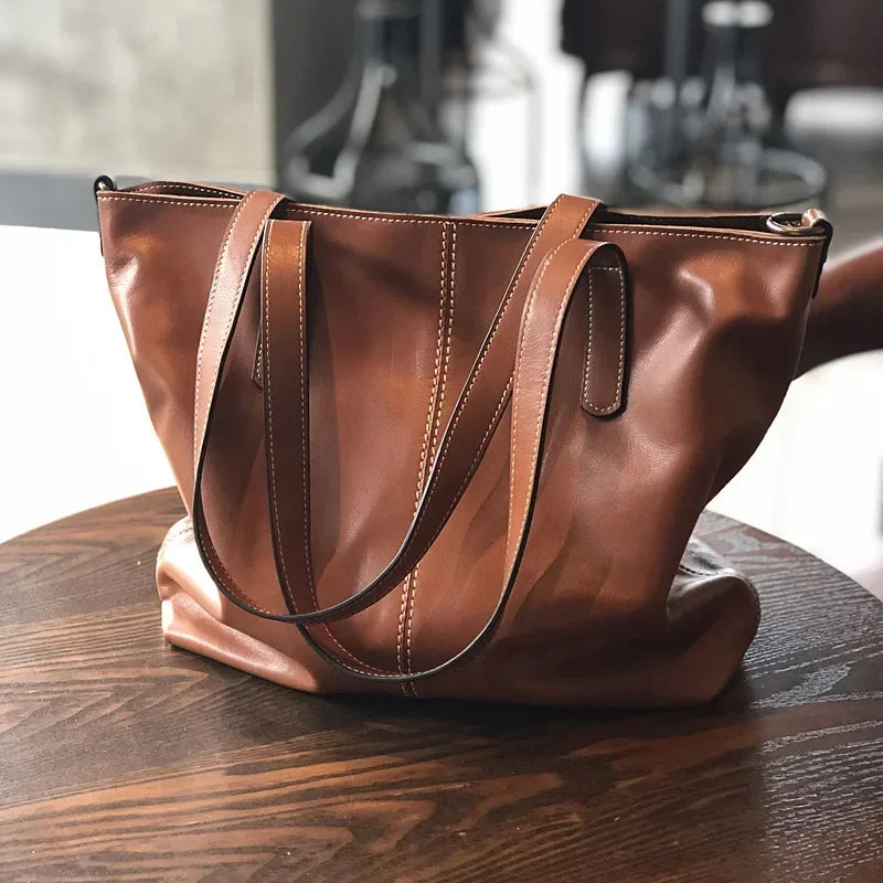 Autumn Winter Large Capacity Tote Women Shoulder Bags Simple Commuter All-match Purses Versatile Practical Luxury Bolsos Mujer