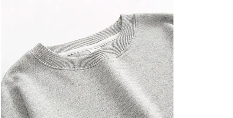Autumn and winter Women black and Gray Long sleeved Pullover