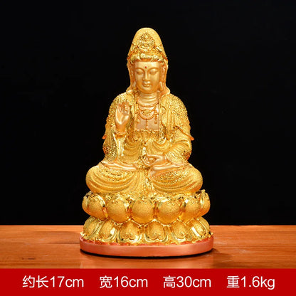 Avalokitesvara Bodhisattva Decorations Avalokitesvara Buddha Statue  Avalokitesvara Company Store Opening Gifts