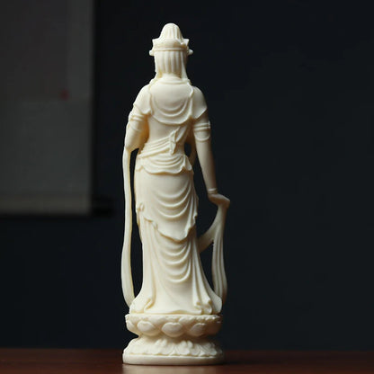 Avalokitesvara Figure Buddha Decorative Small Statue Resin sculpture Home Living Room, Room, Office Feng Shui Statues