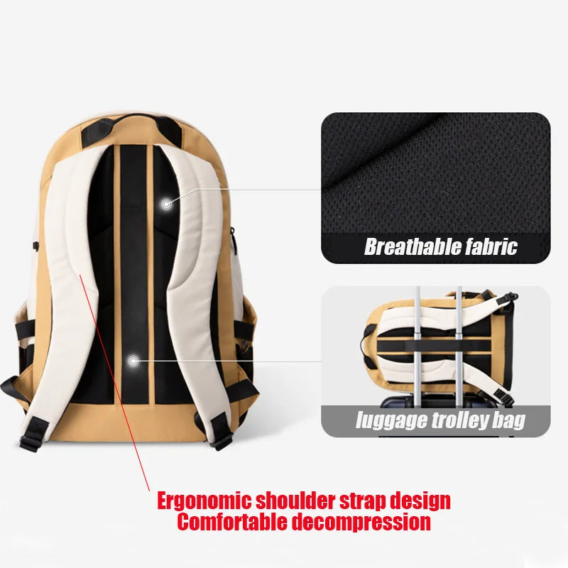 BAGSMART 18.7’’ Large Capacity Backpacks for Women Waterproof Outdoor Travel Bag Kawaii School bags Anti-theft Laptop Backpack