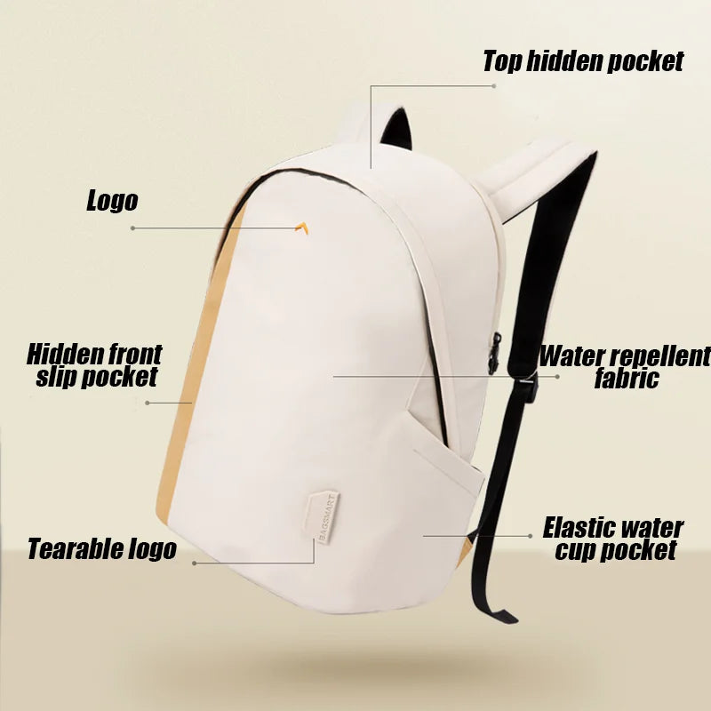 BAGSMART 18.7’’ Large Capacity Backpacks for Women Waterproof Outdoor Travel Bag Kawaii School bags Anti-theft Laptop Backpack