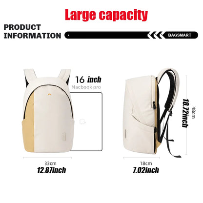 BAGSMART 18.7’’ Large Capacity Backpacks for Women Waterproof Outdoor Travel Bag Kawaii School bags Anti-theft Laptop Backpack