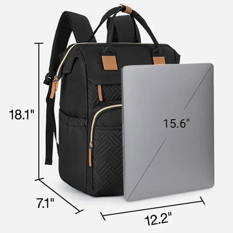 BAGSMART 30L Travel Backpack for Women Men 15.6'' Laptop Computer Backpack with Charging Port Hole for School Work Business