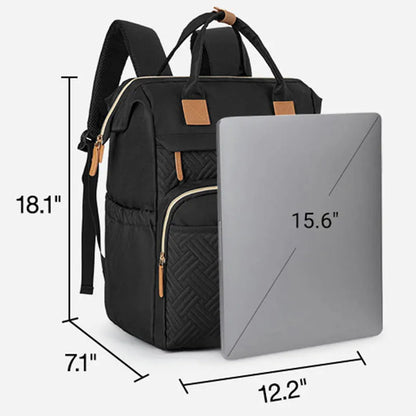 BAGSMART 30L Travel Backpack for Women Men 15.6'' Laptop Computer Backpack with Charging Port Hole for School Work Business