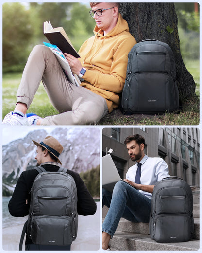 BAGSMART 40L Large  Capacity Waterproof Backpacks USB Charging 17.3'' Laptop Bags Multifunctional Business Travel Bag for Men