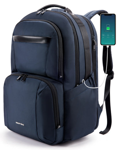 BAGSMART 40L Large  Capacity Waterproof Backpacks USB Charging 17.3'' Laptop Bags Multifunctional Business Travel Bag for Men