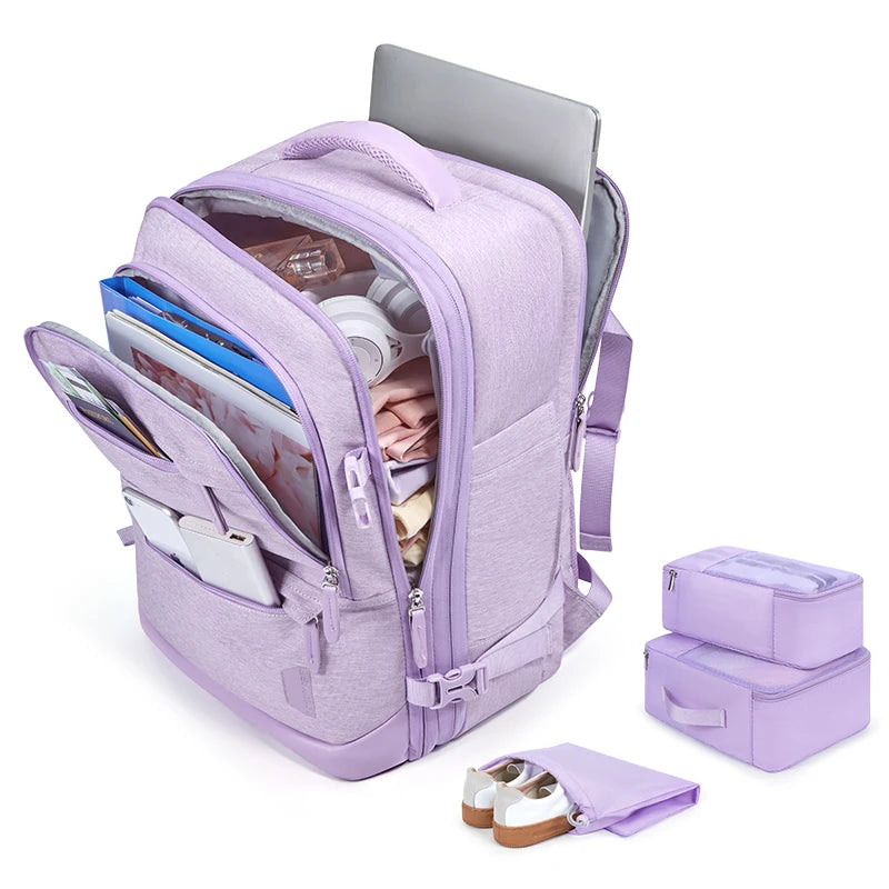 BAGSMART 40L Travel Backpack Expandable 17.3 inch Laptop Bag Waterproof Multifunctional School Business Bag luggage Bags
