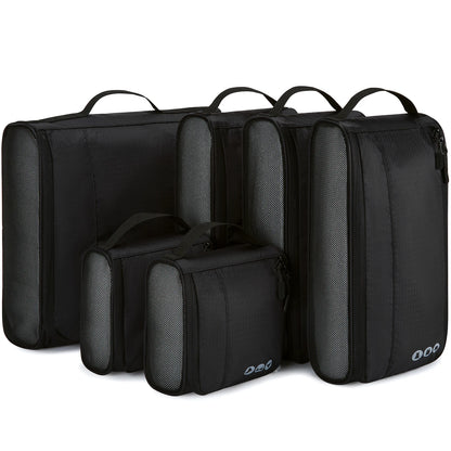 BAGSMART 6Pcs Lightweight Travel Organizer for Men Luggage Packing Cubes for Suitcases Wire Frame Suitcase Organizers for Women
