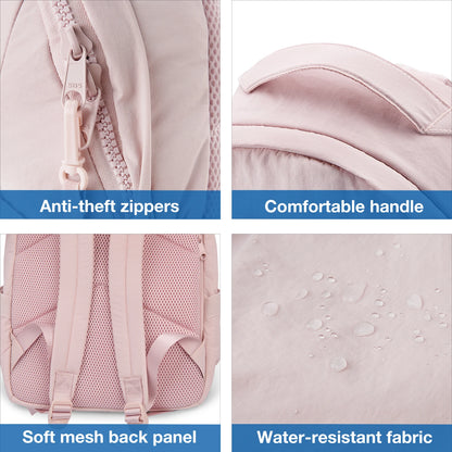 BAGSMART Anti-theft Backpack for Women School College 13 inch Notebook Travel Waterproof Damping Laptop Computer Backpacks