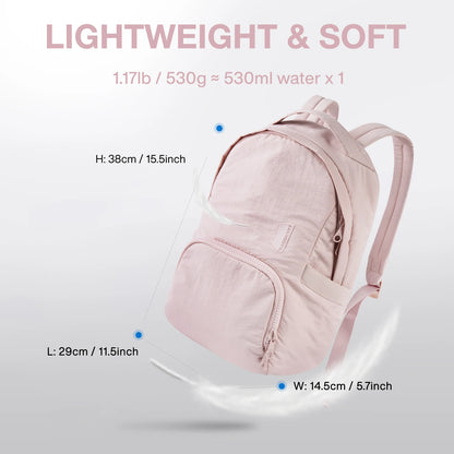 BAGSMART Anti-theft Backpack for Women School College 13 inch Notebook Travel Waterproof Damping Laptop Computer Backpacks