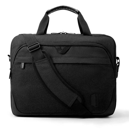 BAGSMART Briefcase Men Handbag 15.6/17'' Business Laptop Bag Lockable Computer Bag Water-Repellent Shoulder Messenger Men's Bag
