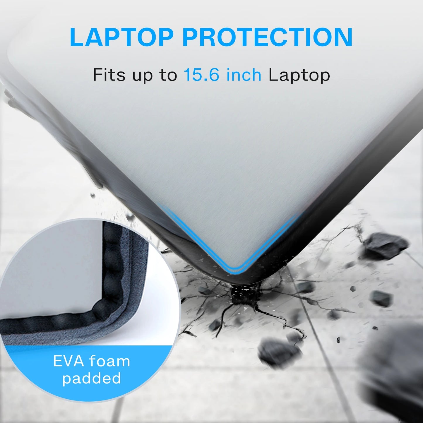 BAGSMART Briefcase Men Handbag 15.6/17'' Business Laptop Bag Lockable Computer Bag Water-Repellent Shoulder Messenger Men's Bag