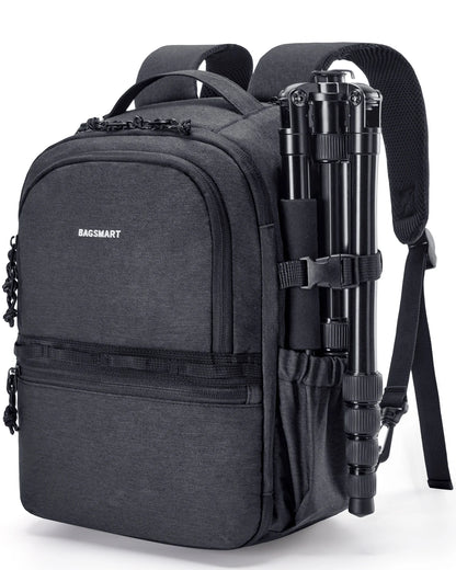 BAGSMART Camera Bag Backpack DSLR SLR Camera Backpacks with Shoulder Strap for Sony Canon Nikon Anti-theft Travel Backpack