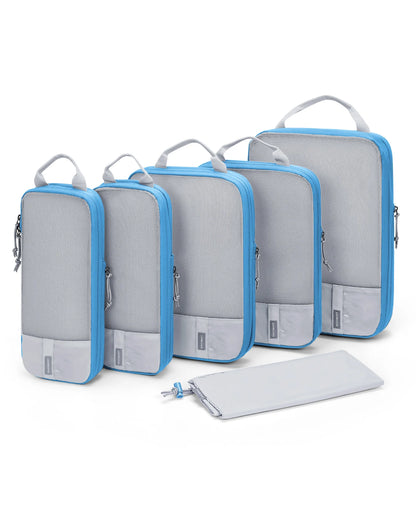 BAGSMART Compression Packing Cubes Men's Travel Suitcase Expandable Packing Organizers for Women Carry on Luggage Travel pouch