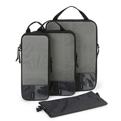 BAGSMART Compression Packing Cubes Men's Travel Suitcase Expandable Packing Organizers for Women Carry on Luggage Travel pouch