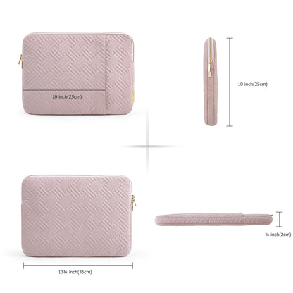 BAGSMART Laptop Sleeve Laptop Cover 13.3 inch Notebook MacBook Pro 14 inch Computer Water Repellent Protective Case with Pocket