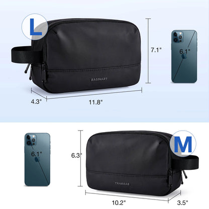 BAGSMART Large Capacity Toiletry Bag for Men Travel Toiletry Organizer Dopp Kit Waterproof Shaving Bag for Toiletries Accessory