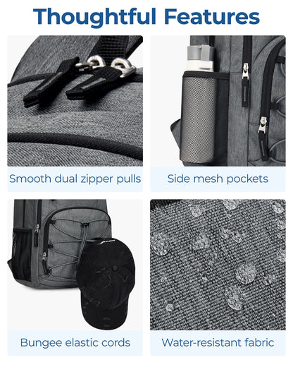 BAGSMART Men's Backpack 14 15.6 inch Laptop Backpack Bag for Women School Bag Backpack Male Travel Bag Mochila