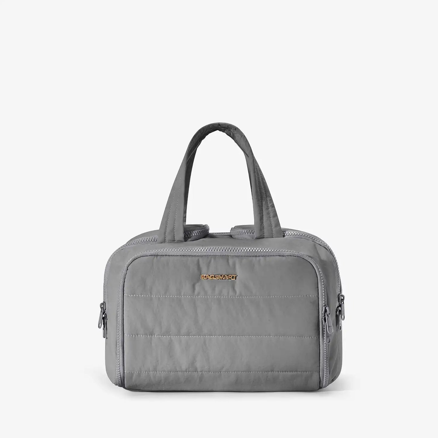 BAGSMART Toiletry Bag Lightweight Large Wide-open Travel Bag for Women Cosmetic Makeup Bag Organizer with Handle for Accessories