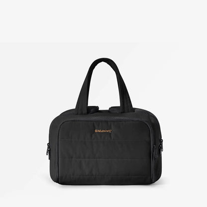 BAGSMART Toiletry Bag Lightweight Large Wide-open Travel Bag for Women Cosmetic Makeup Bag Organizer with Handle for Accessories