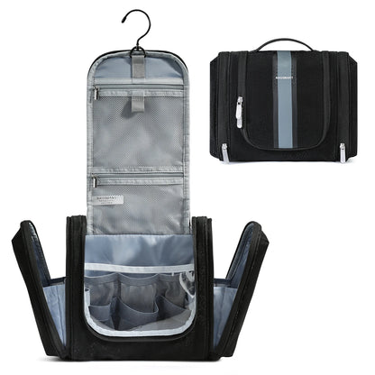 BAGSMART Toiletry Bag for Women Travel Toiletry Organizer with hanging hook Water-resistant Cosmetic Makeup Bag for Toiletries