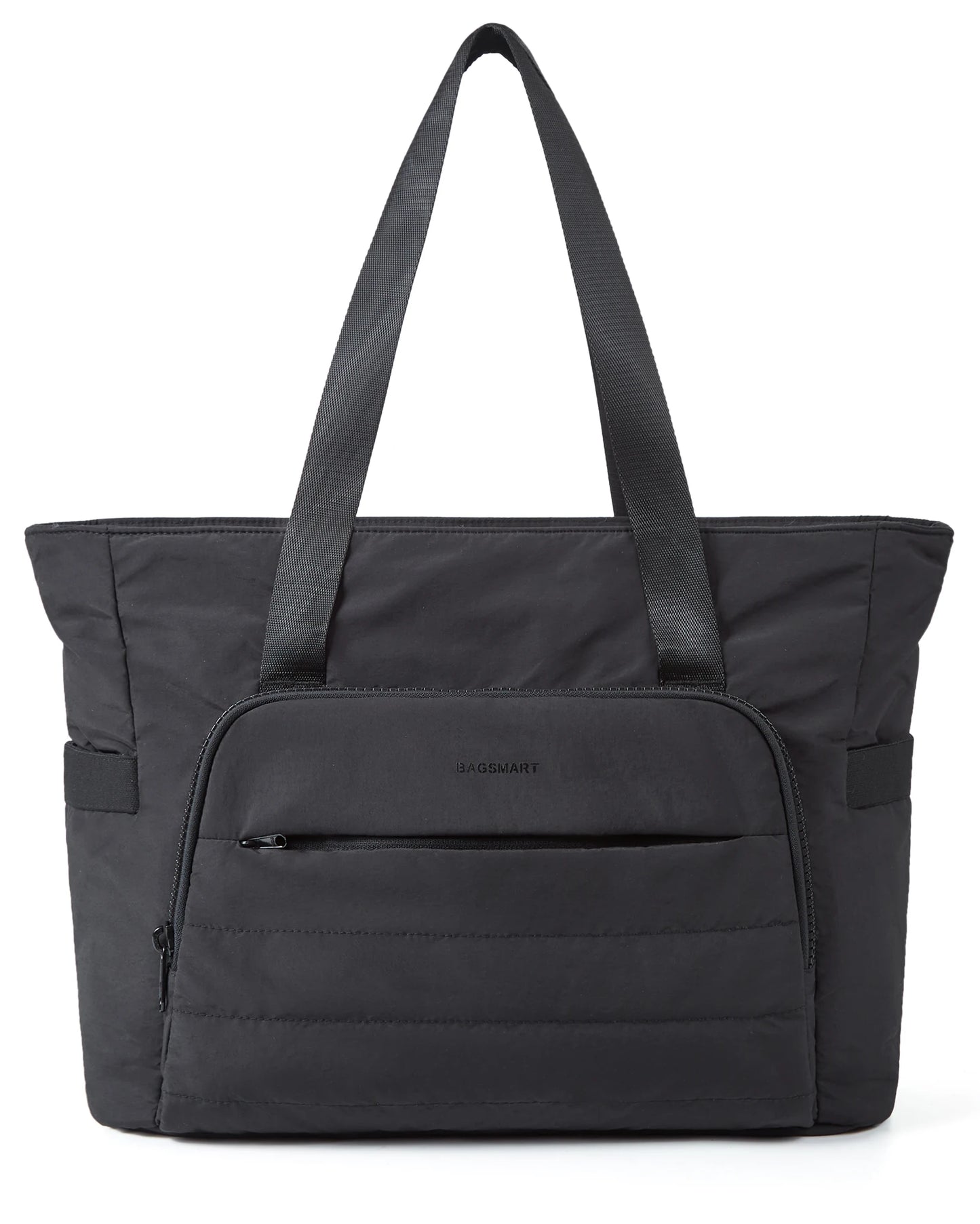 BAGSMART Tote Bags for Women Lightweight Tote Bag with Yoga Mat Strap Shoulder Bag Handbags for Travel Work Gym Shopper Bag